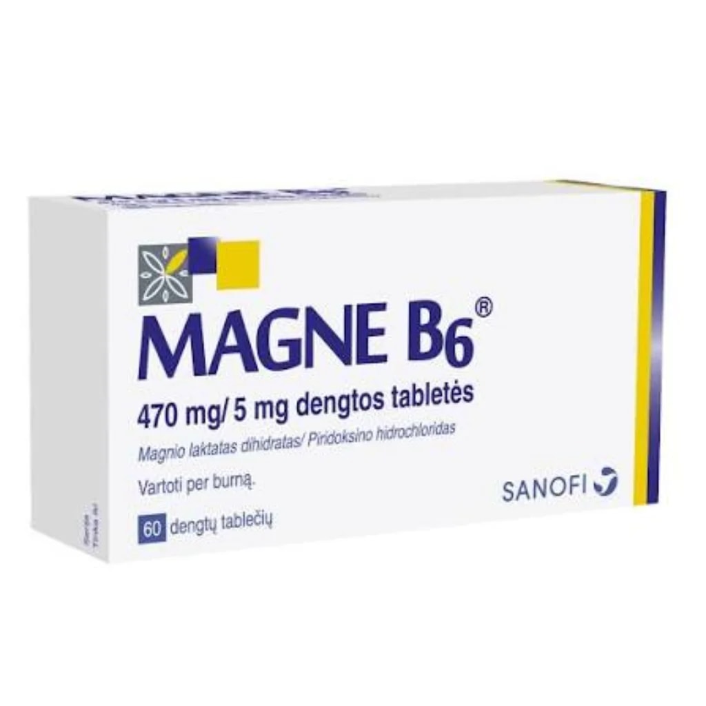 Magne-B6 C.M.P Magnesium lactate dihydrate 470 mg / Pyridoxine HCl 5 mg - Depot De Pharmacie "A" Kim Houy