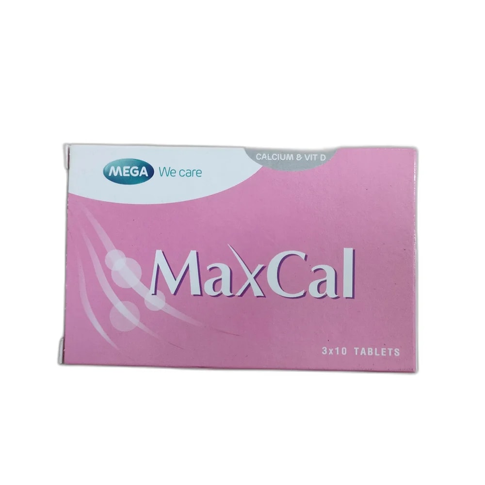 MaxCal Calcium 600 mg + Vitamin D3 200 IU - PHARMACIE MONGKUL