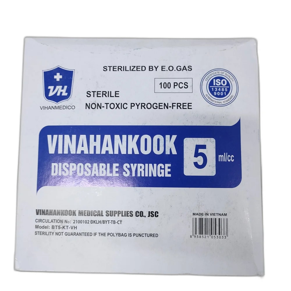 Vinahankook Disposable Syringe 10 mL / cc - Depot de Pharmacie B Rotha