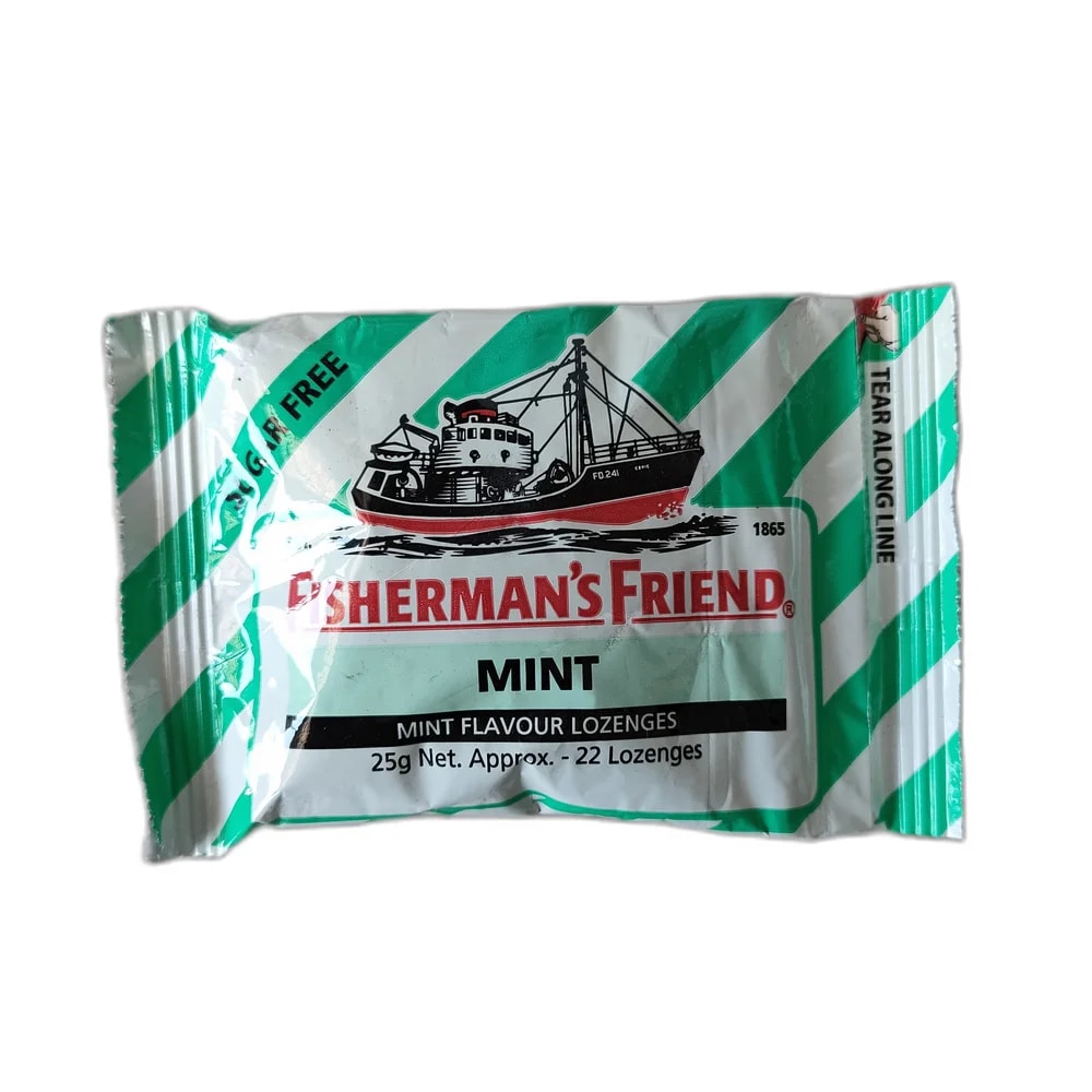 Fisherman's Friend Mint Flavour Lozenges 25 g, approx. 22 lozenges - SUKHA PHARMACY
