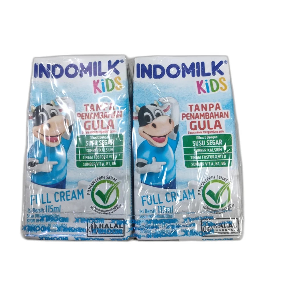 Indomilk Kids Full Cream 115 mL × 6 - Depot de Pharmacie B Rotha