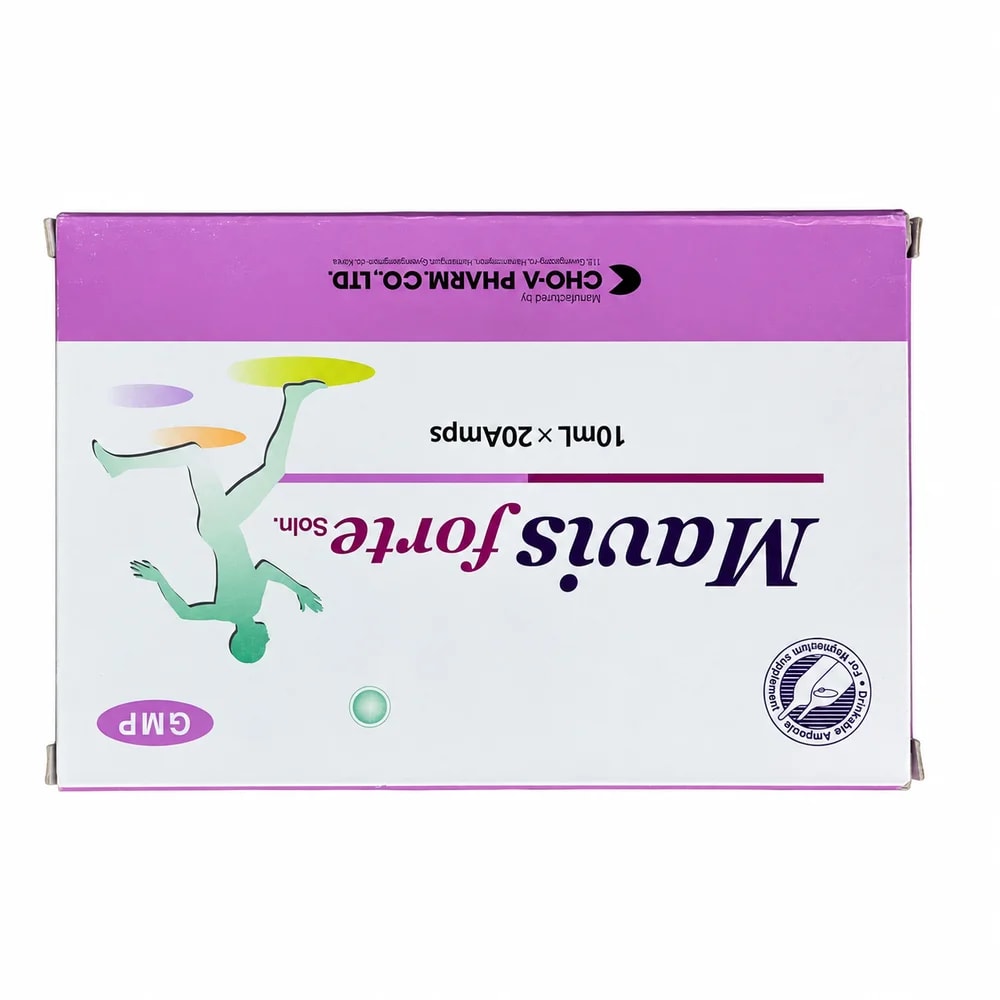Mavis Forte Magnesium glycerophosphate 800 mg (100 mg magnesium) / pyridoxine hydrochloride 83 mg per 10 mL - PHARMCY ARUN REAS