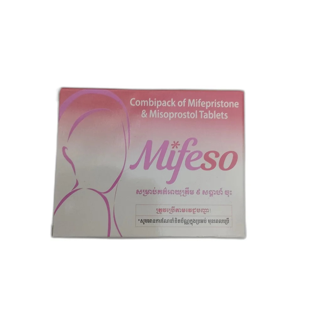 Mifeso Mifepristone 200 mg / Misoprostol 200 mcg - PHARMACIE PORNLEU PICH