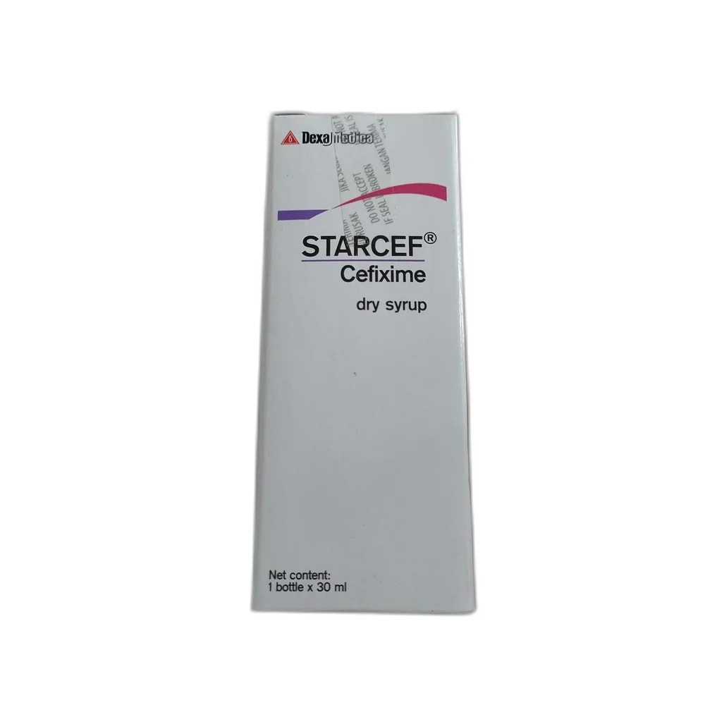 Starcef Cefixime Dry Syrup 100 mg / 5 mL, 30 mL - SUKHA PHARMACY