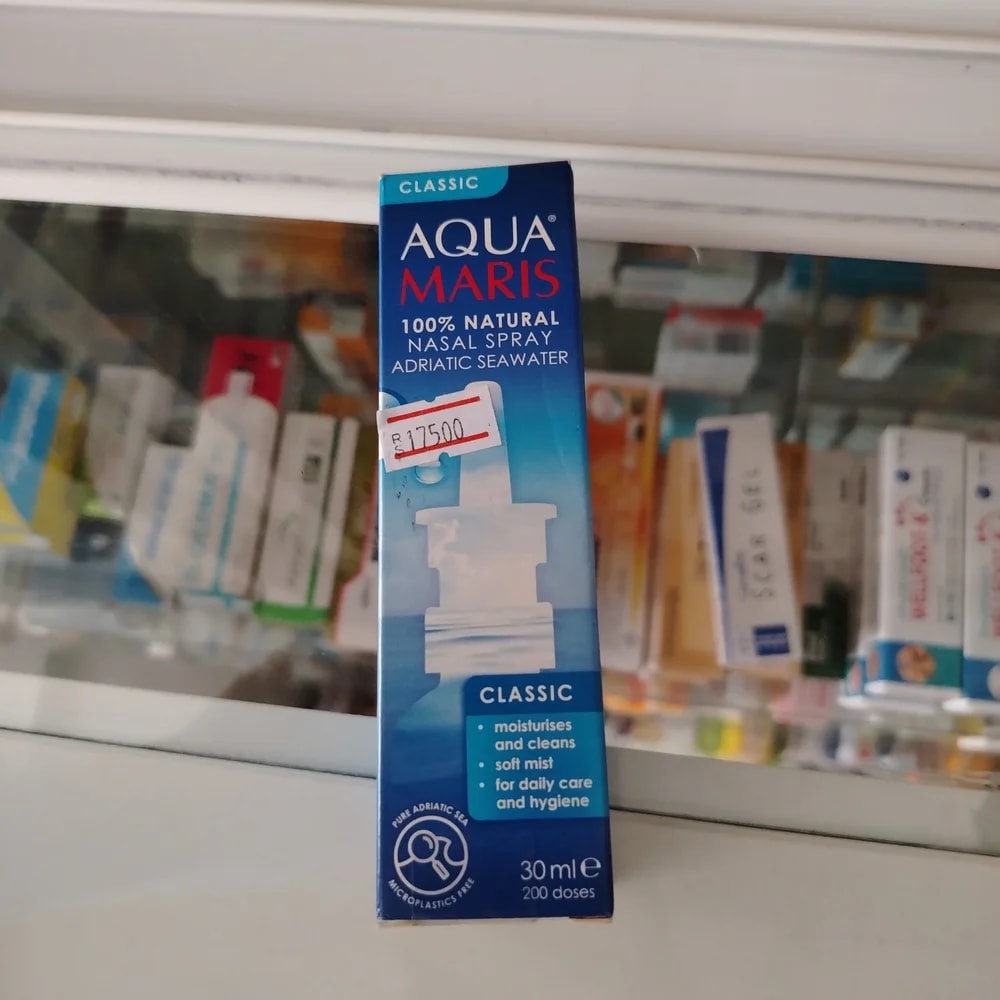 Aqua Maris Classic Isotonic seawater; 30 mL natural seawater per 100 mL solution - Reachiny Pharmacy