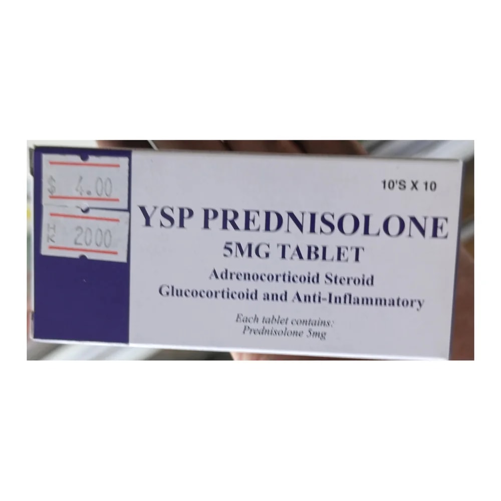 YSP Prednisolone 5 mg - Morhachun Pharmacies
