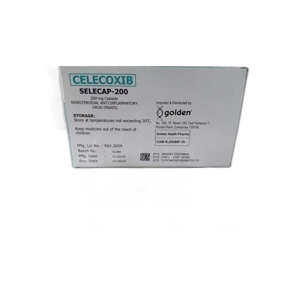 Selcap 200 mg - ឱសថស្ថាន សុខលាភ