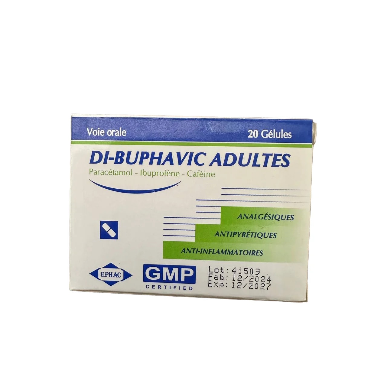DI-BUPHAVIC ADULTES 300 mg / 200 mg / 20 mg - α±ααααααΆα αααααΆααααααΉα