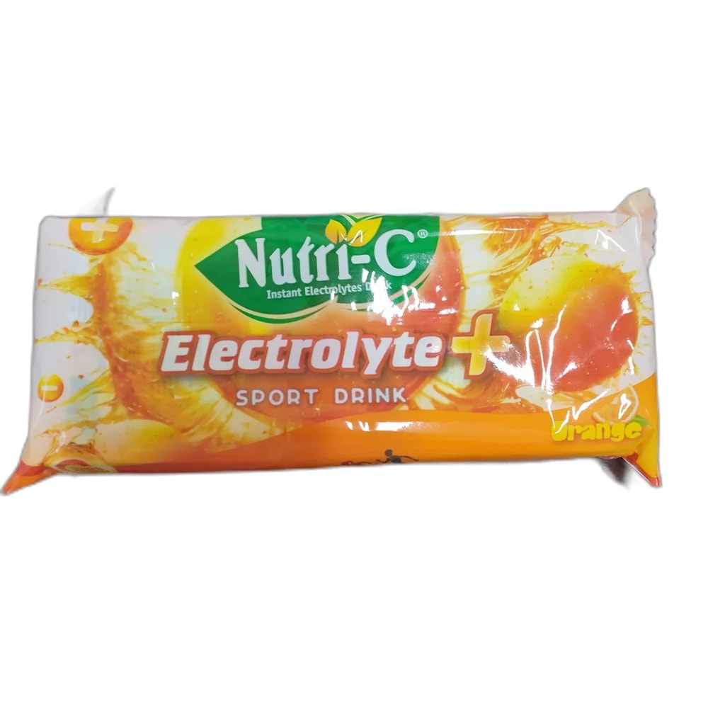 Nutri-C Electrolyte+ Sport Drink Orange 10 g per sachet - Depot de Pharmacie B Rotha