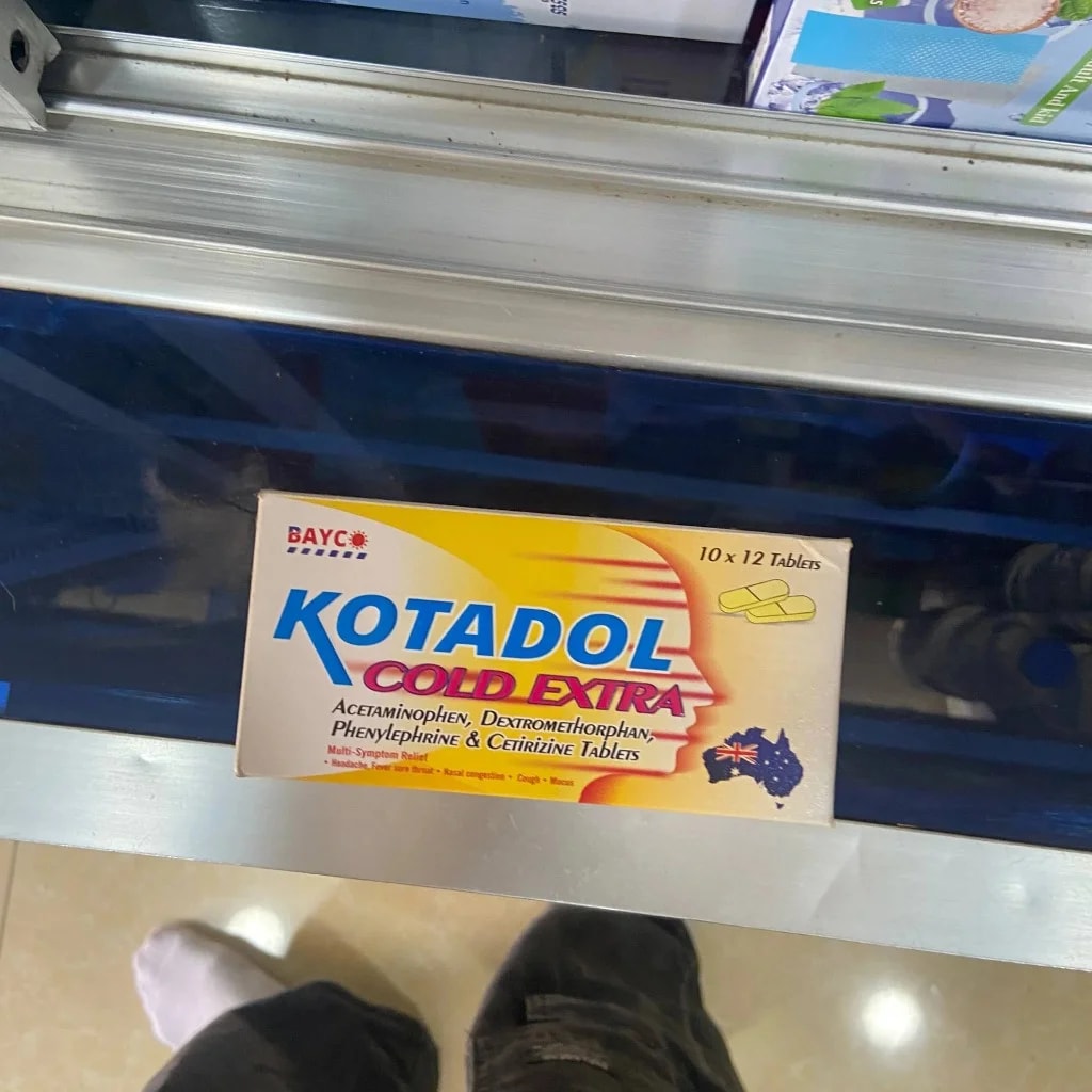 KOTADOL COLD EXTRA 500mg + 15mg + 10mg + 5mg - MONGKUL SOKHAPHEAP PHARMACY
