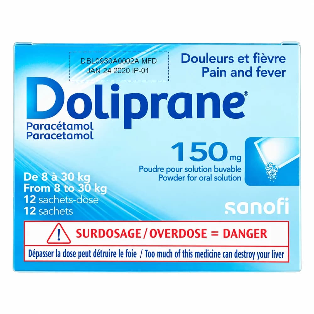 Doliprane 150 mg