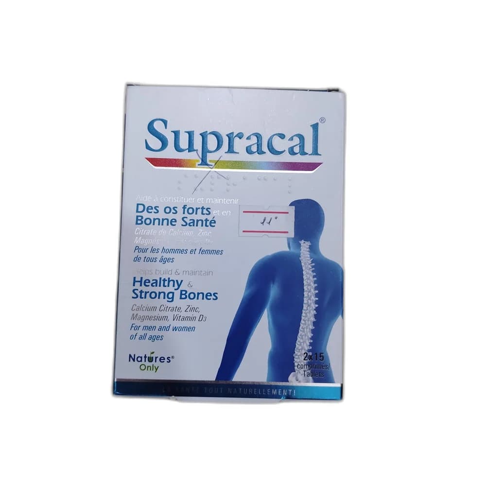 Supracal Calcium Citrate 1000 mg + Vitamin D3 + Magnesium + Zinc