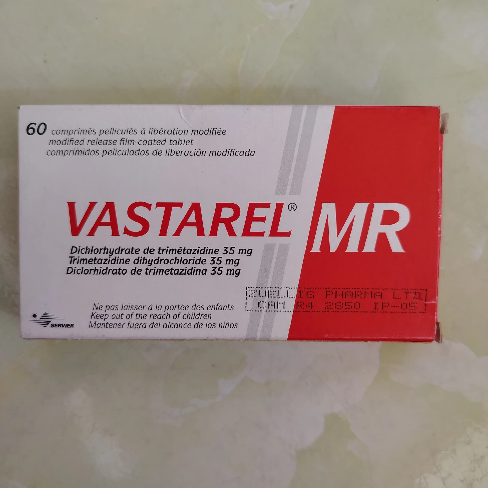 Vastarel MR 35 mg