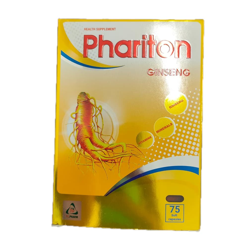 Phariton Ginseng 20 mg Panax ginseng extract + 18 vitamins & minerals (1060 mg soft capsule)