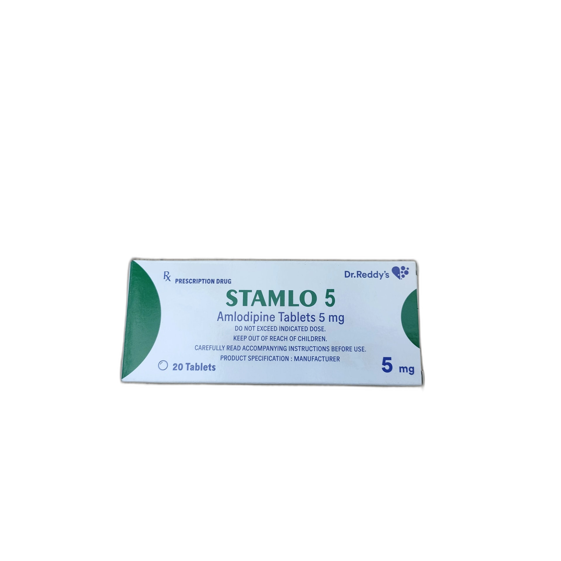 Stamlo 5 Amlodipine 5mg 5 mg - PHARMARCY DARA RAKSMEY KOK CHAMBOK