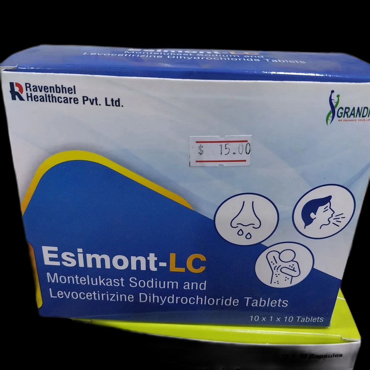 Esimont-LC Montelukast 10mg + Levocetirizine 5mg - α±ααααααΆααααααααααααα