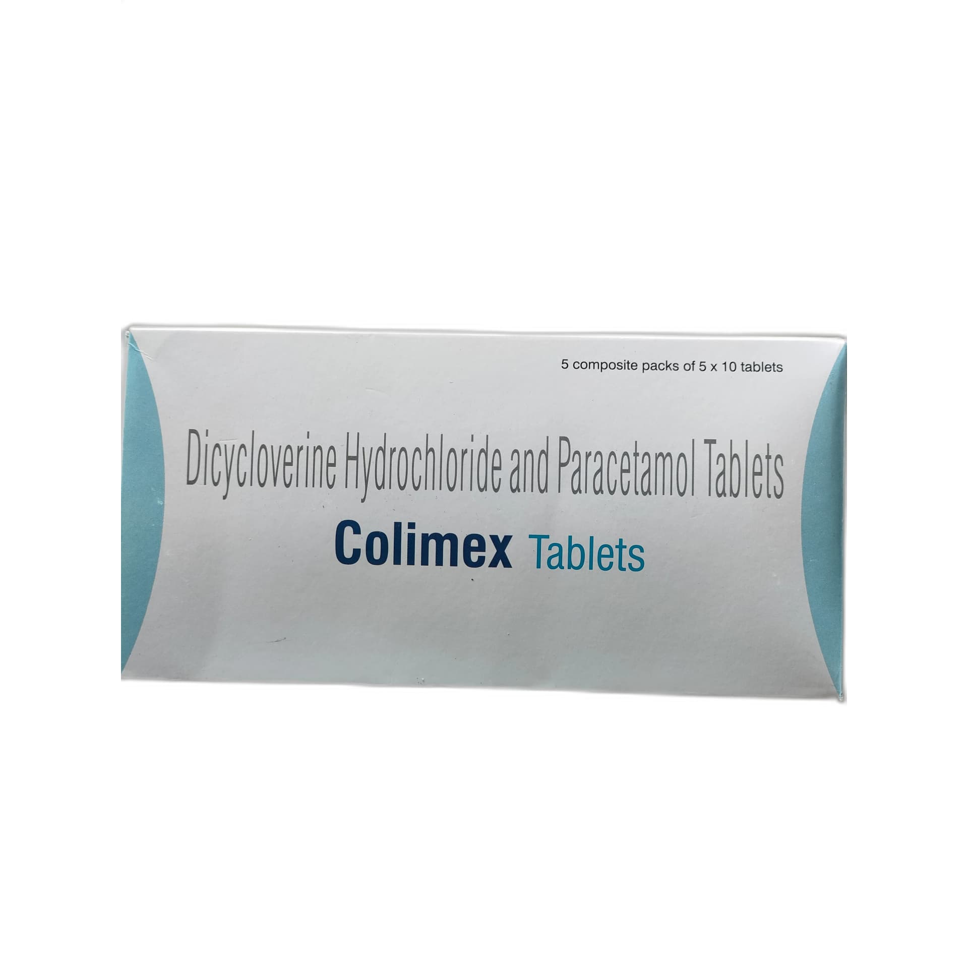 Colimex Dicycloverine hydrochloride, paracetamol 20 mg / 500 mg