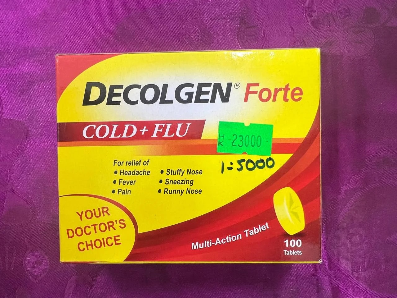 Decolgen forte Not available - Dosage pharma