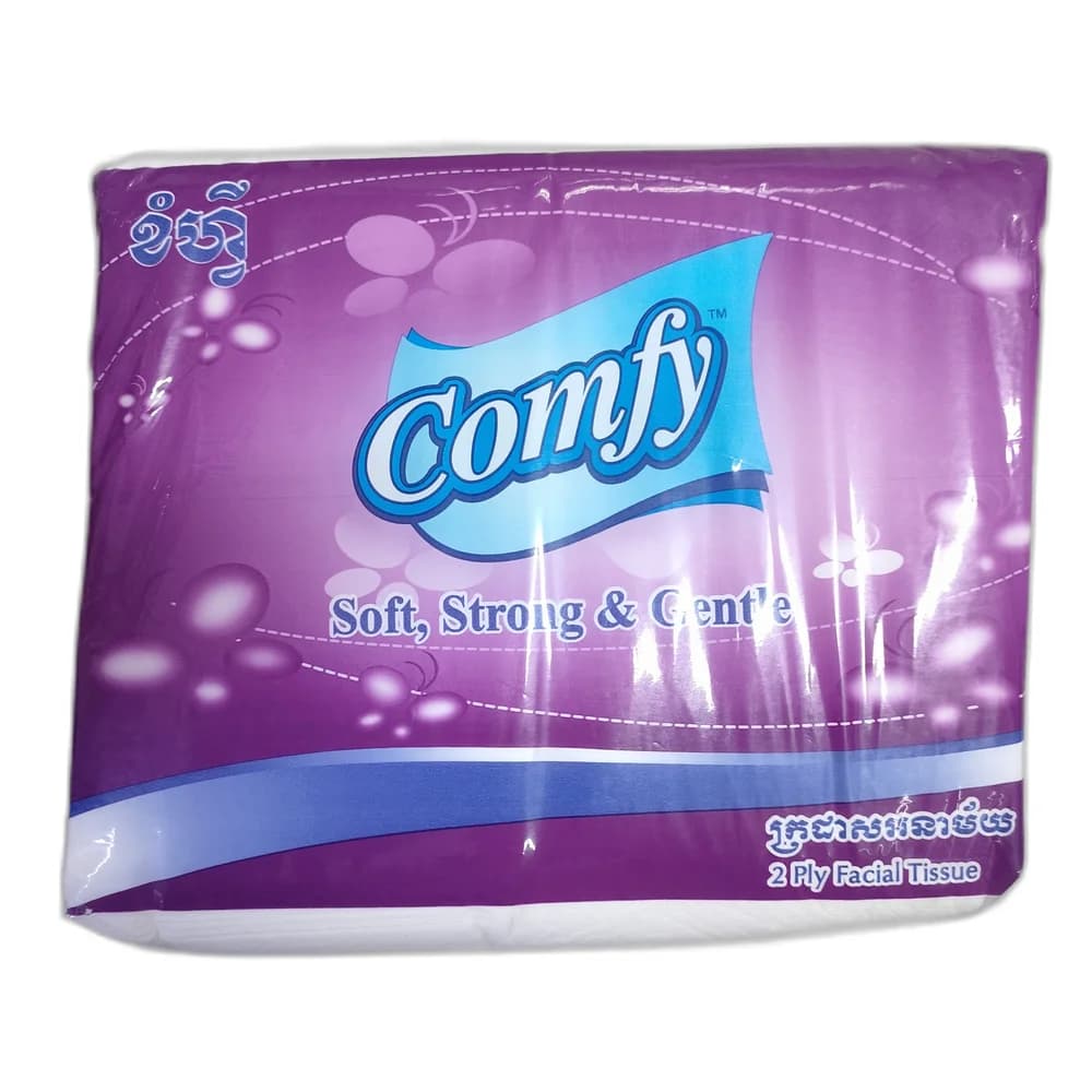 Comfy Facial Tissue 2 Ply