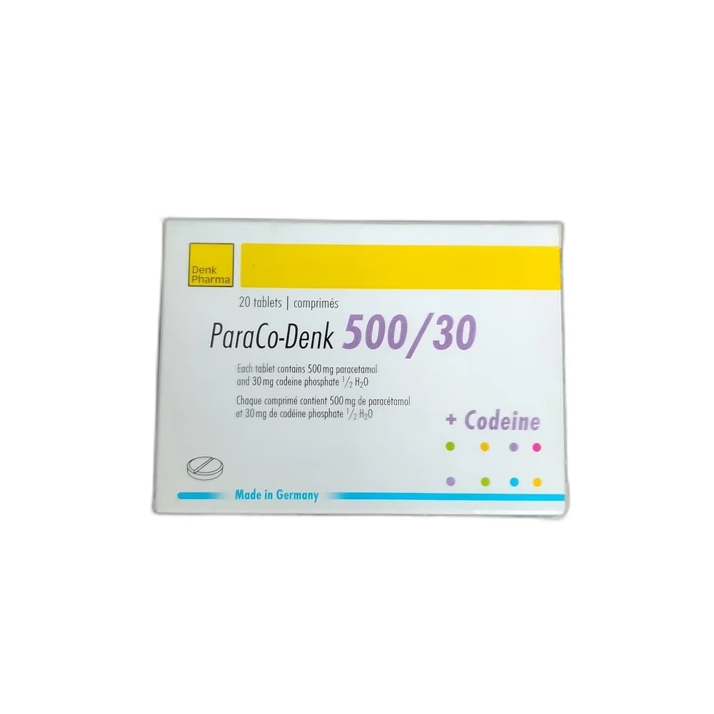 ParaCo-Denk Paracetamol 500mg + Codeine phosphate 30mg - DHOU CARE PHARMACY