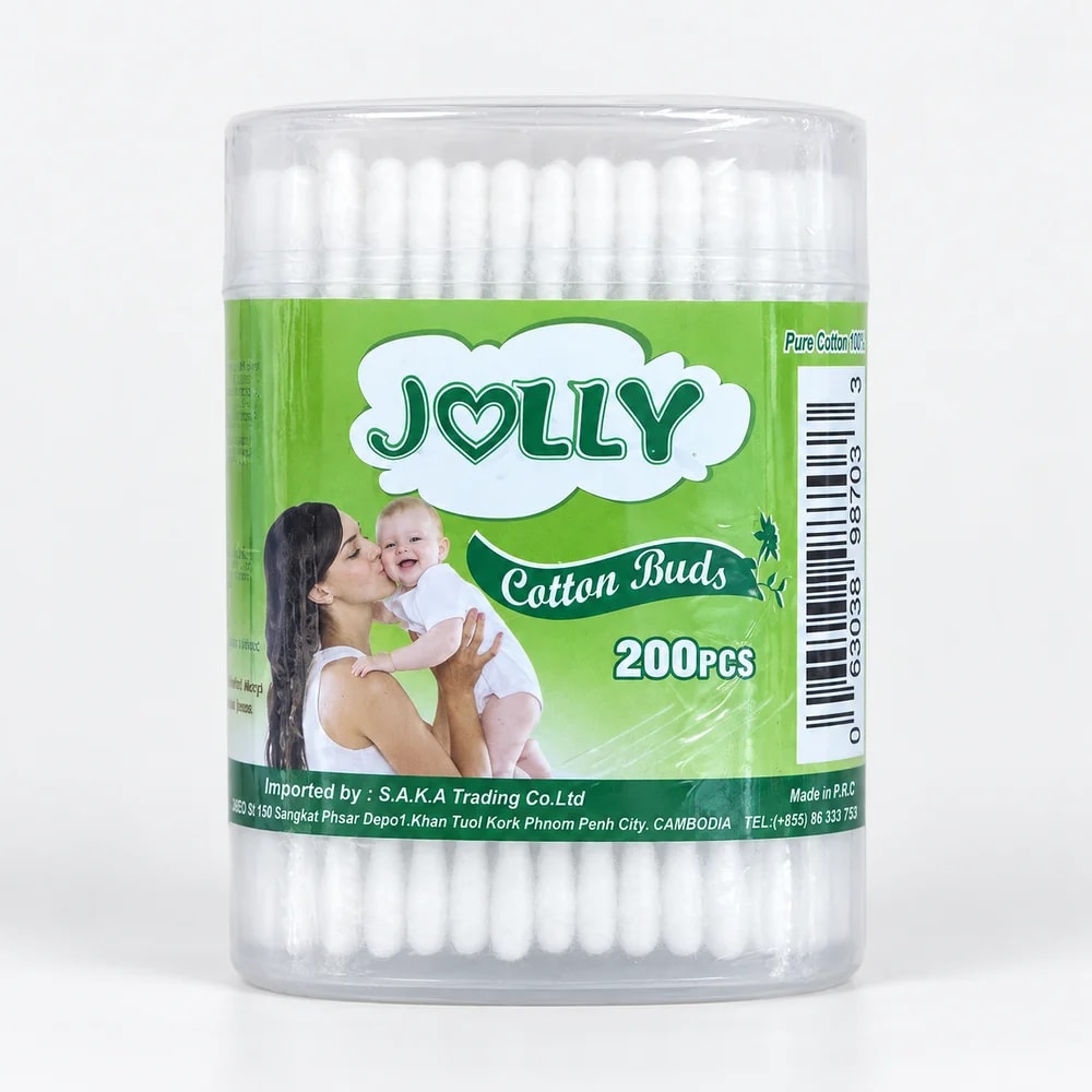 Jolly Cotton Buds 200 pcs - PHARMCY ARUN REAS