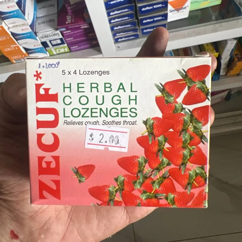 Zecuf Herbal Cough Lozenges (Strawberry Flavor) Not available - SETHIKA CARE Pharmacy