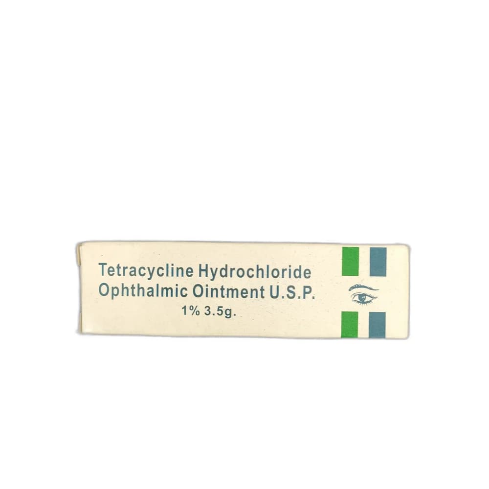 Tetracycline Hydrochloride Ophthalmic Ointment 1% (10 mg/g), 3.5 g tube