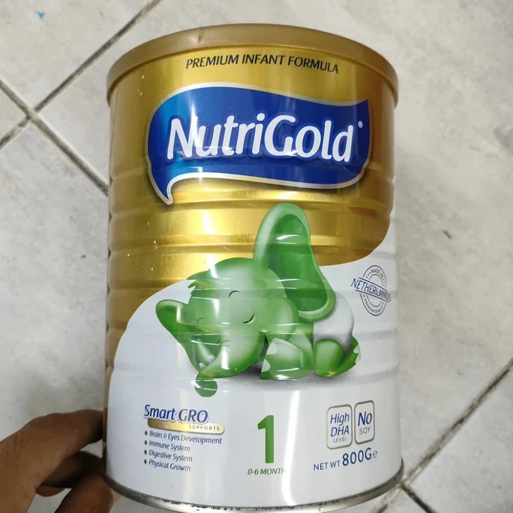 NutriGold SmartGRO 1 Premium Infant Formula 0-6 months, 800 g powder