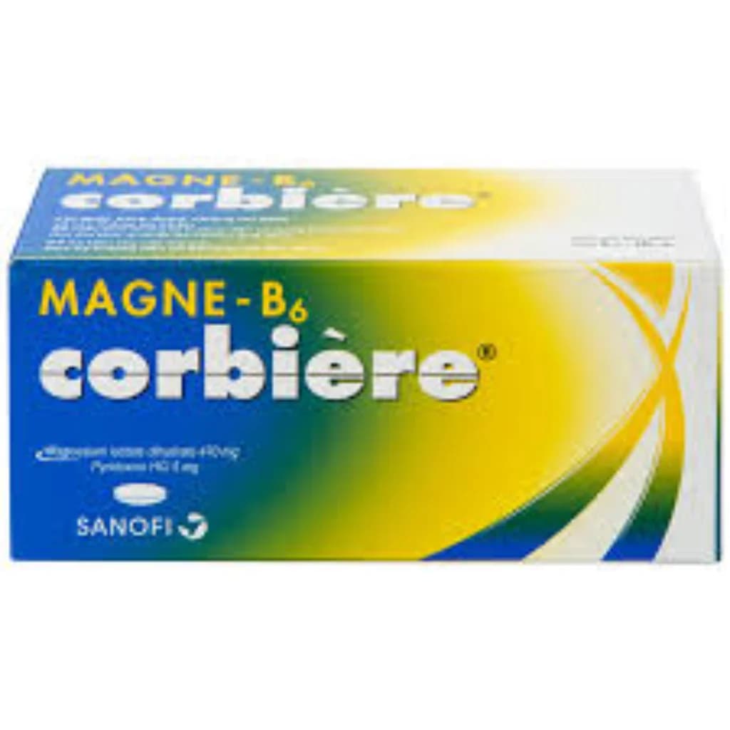 Magne-B6 Corbiere Magnesium lactate dihydrate 470 mg / Pyridoxine HCl 5 mg