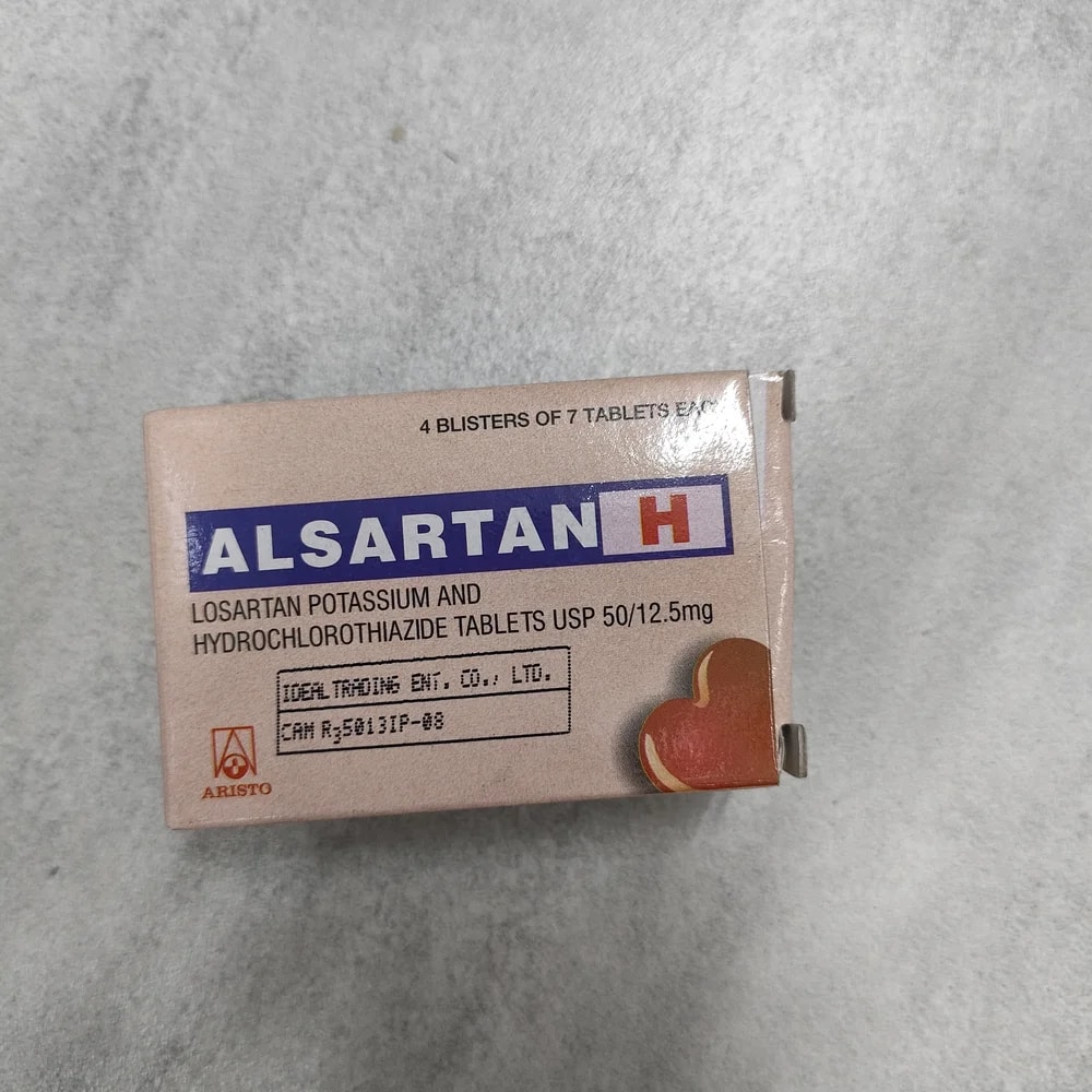 Alsartan H 50 mg / 12.5 mg - Depot De Pharmacie "A" Kim Houy