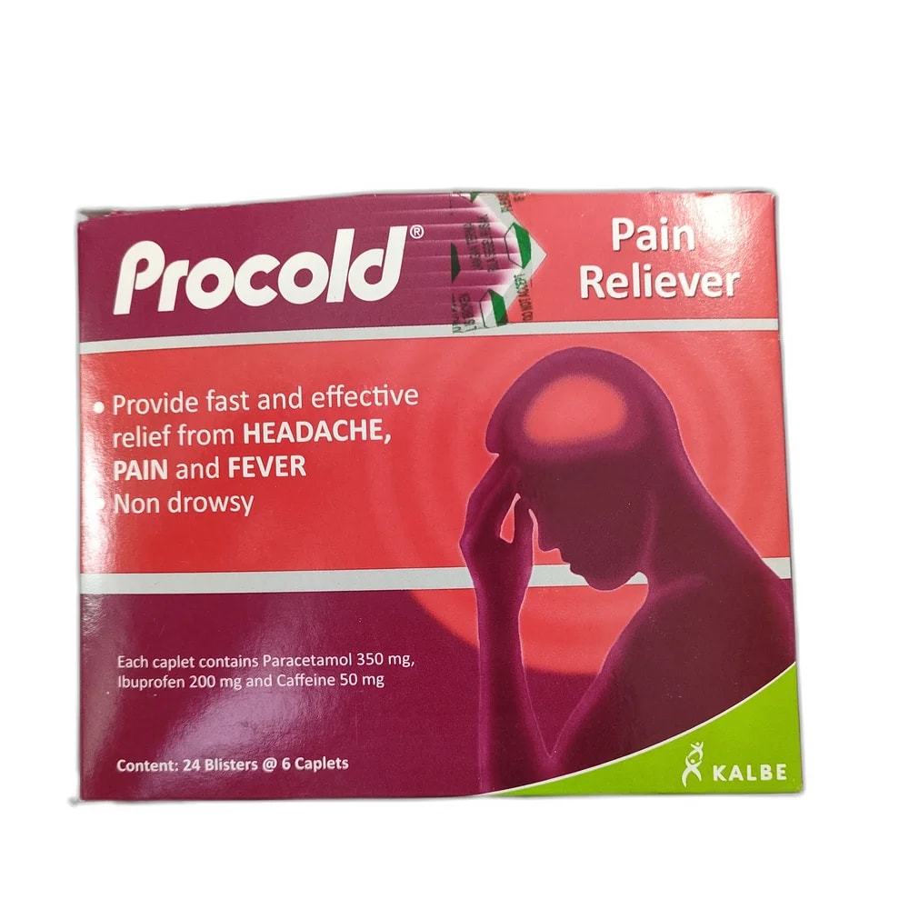 Procold Pain Reliever 350 mg / 200 mg / 50 mg - PHARMACIE MONGKUL