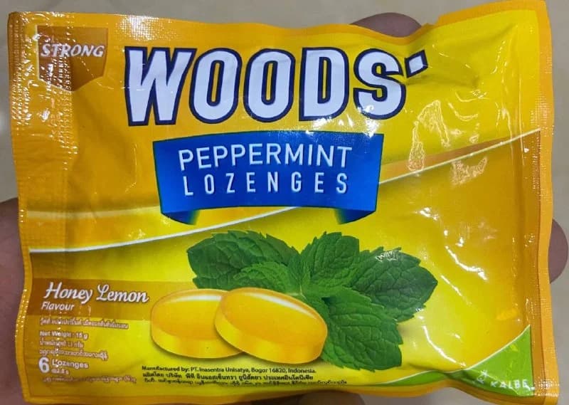 WOODS' PEPPERMINT LOZENGES N/A