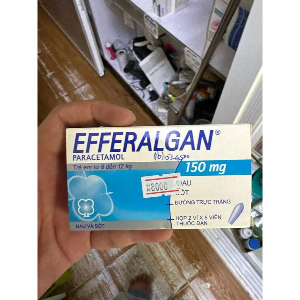 Efferalgan Paracetamol 150 mg suppositories - Kim Yi