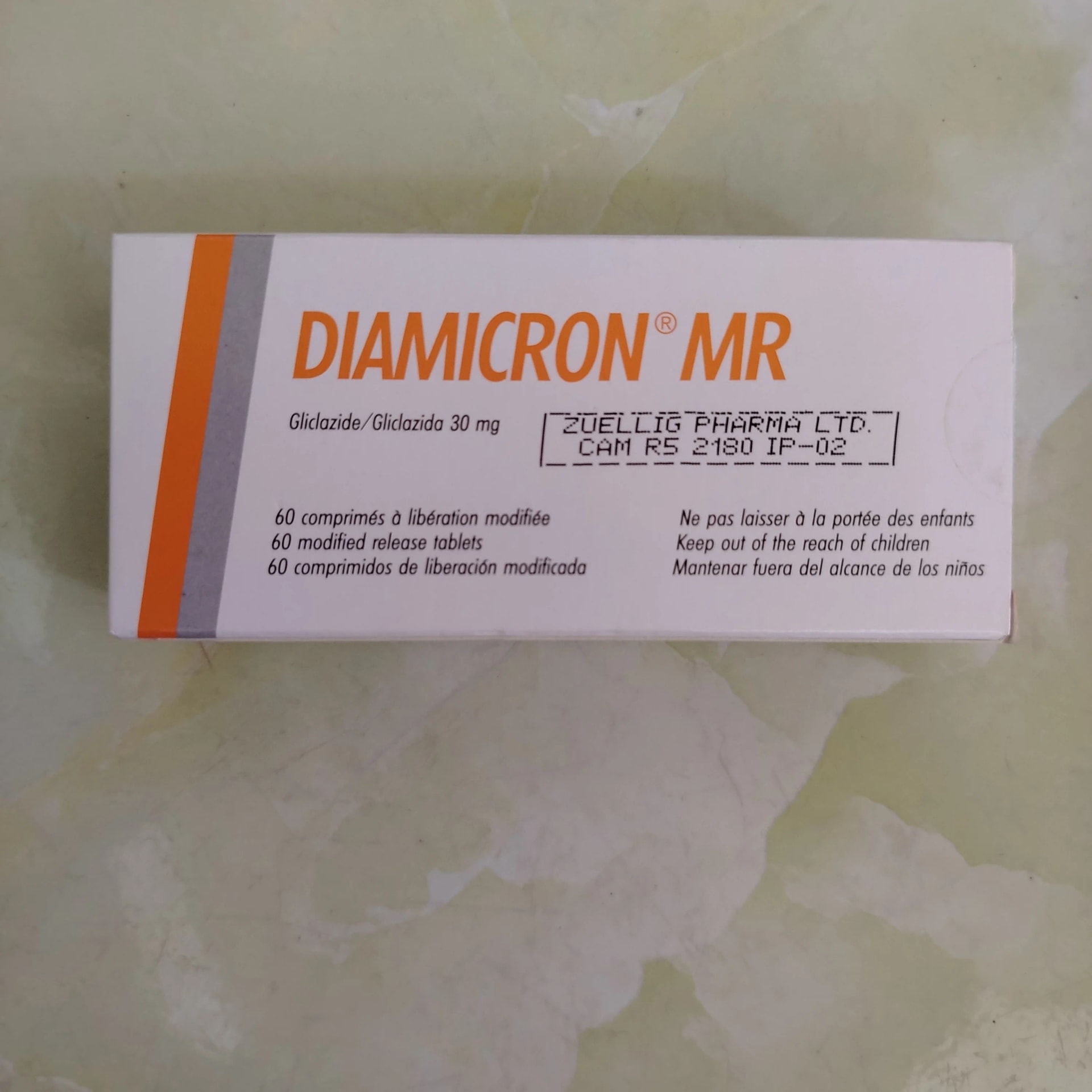 Diamicron MR 30mg 30mg - Phal Cham Rouen