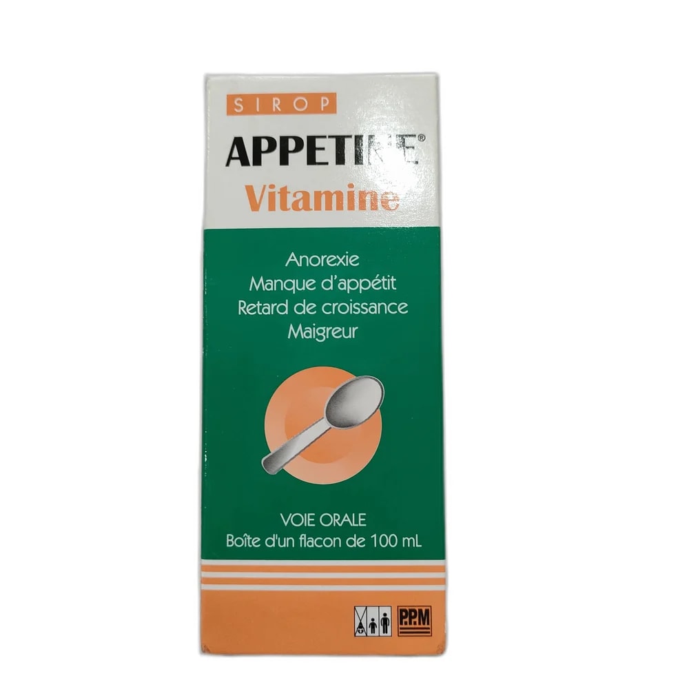 Appetine Vitaminé Cyproheptadine 2 mg + L-Lysine 150 mg per 5 ml - Reachvong Pharmacy