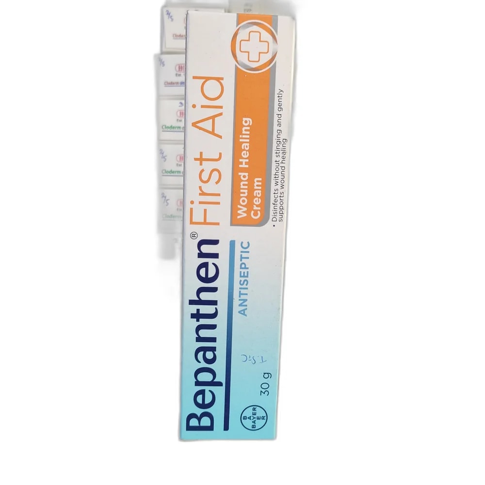 Bepanthen First Aid Dexpanthenol 50 mg/g + Chlorhexidine hydrochloride 5 mg/g - PHARMACIE PORNLEU PICH