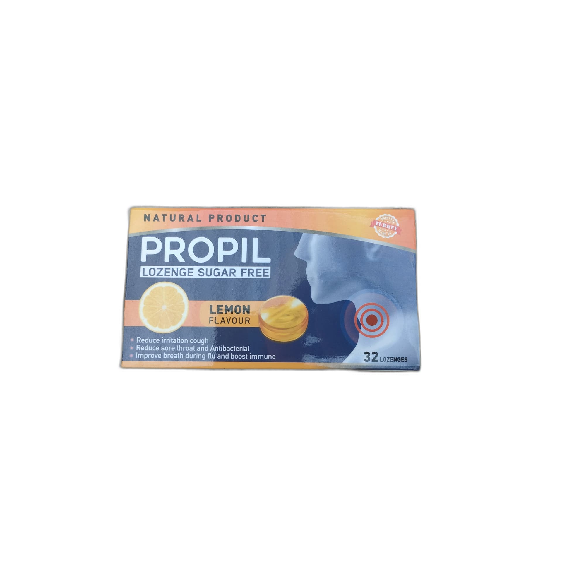 PROPIL Lozenge Lemon Sugar Free Natural herbal lozenge