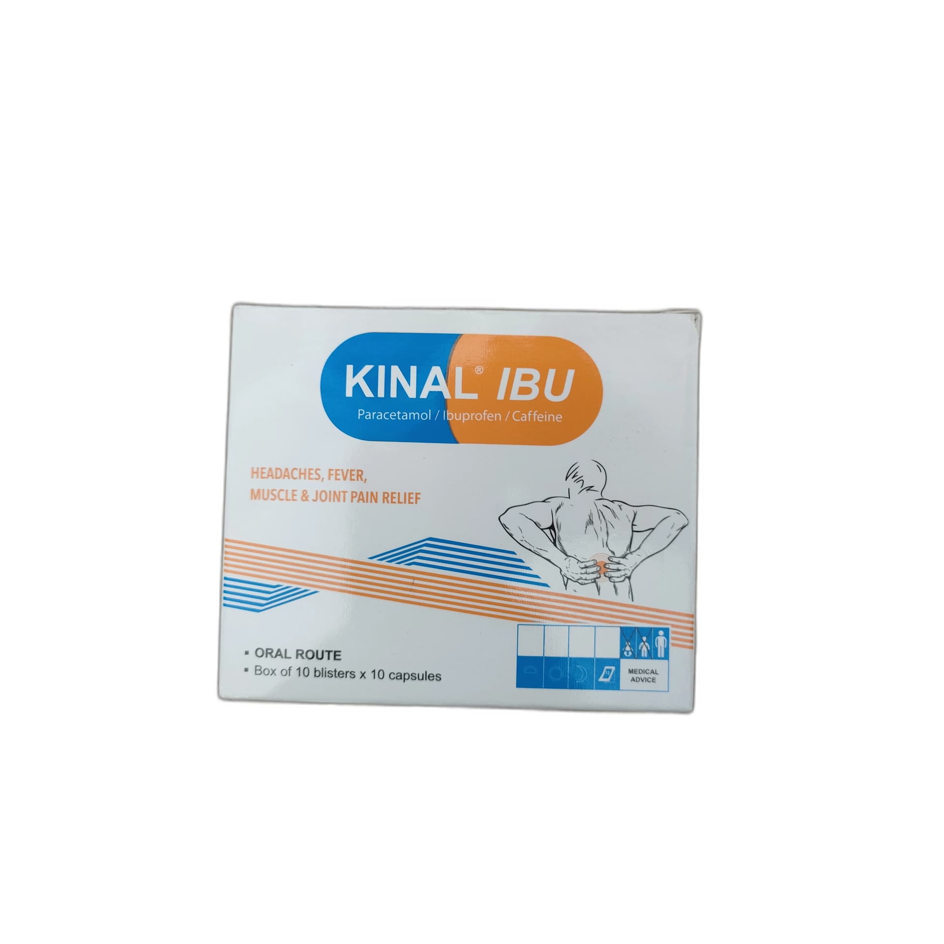 KINAL IBU Paracetamol 500mg + Ibuprofen 200mg + Caffeine