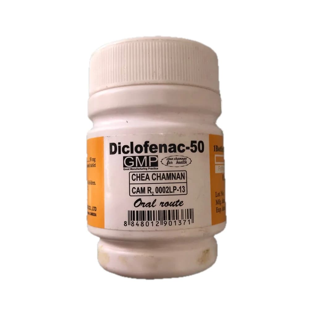 Diclofenac Chea Chamnan 50 mg