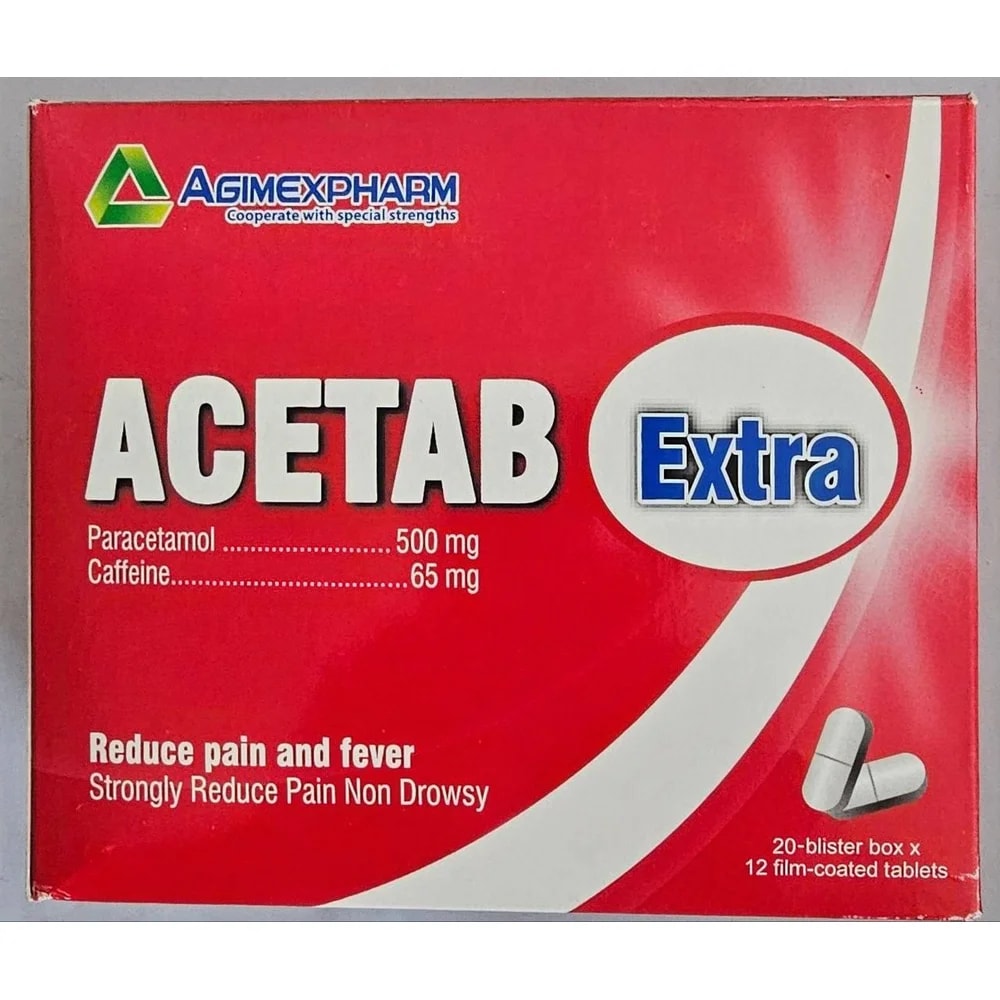 Acetab Extra Paracetamol 500 mg / Caffeine 65 mg - TRAM NEAK PHARMCY