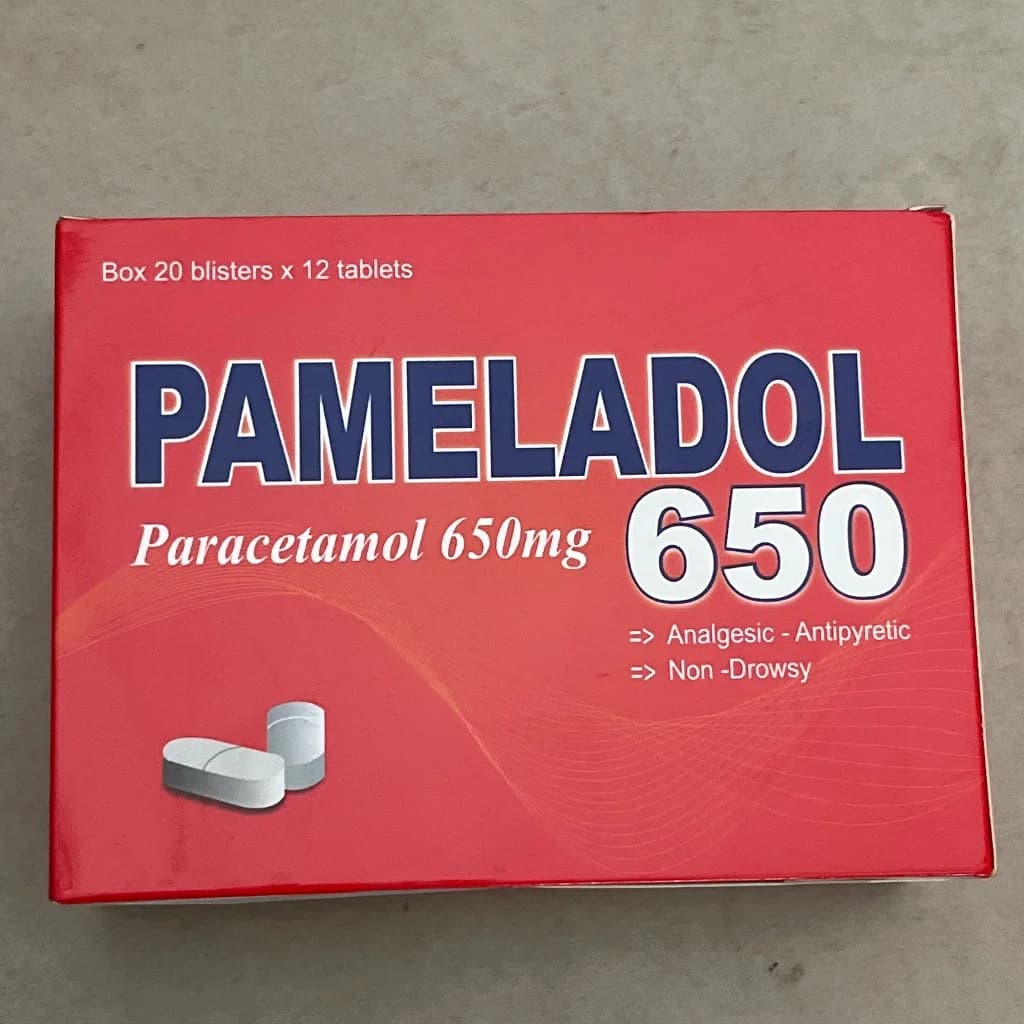 Pameladol Paracetamol 650mg