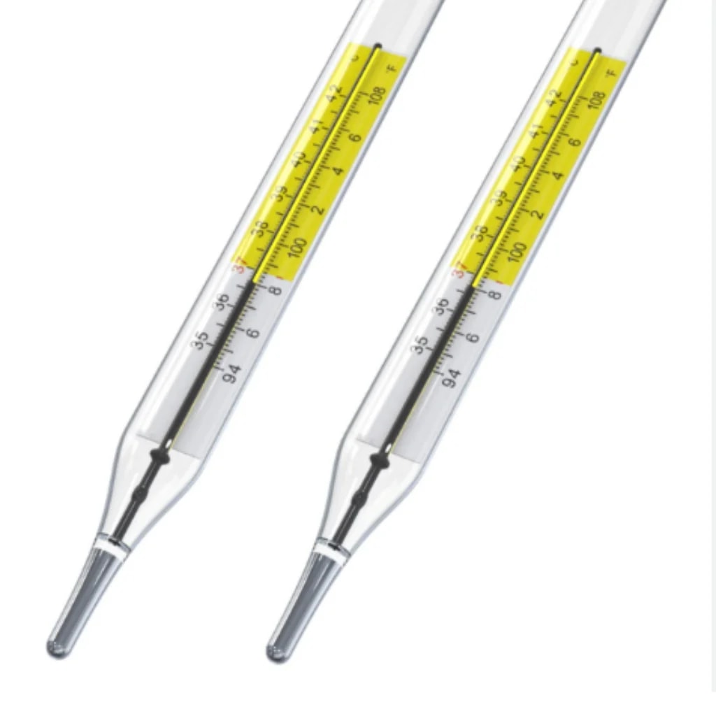 Glass Clinical Thermometer - ឱសថស្ថាន សុខលាភ