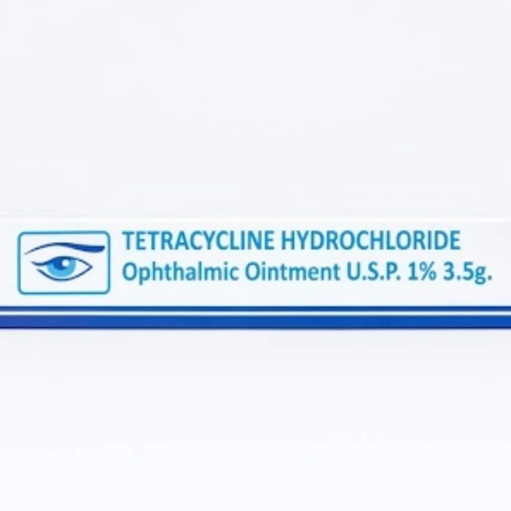 Tetracycline HCl Ophthalmic Ointment 1% 3.5g