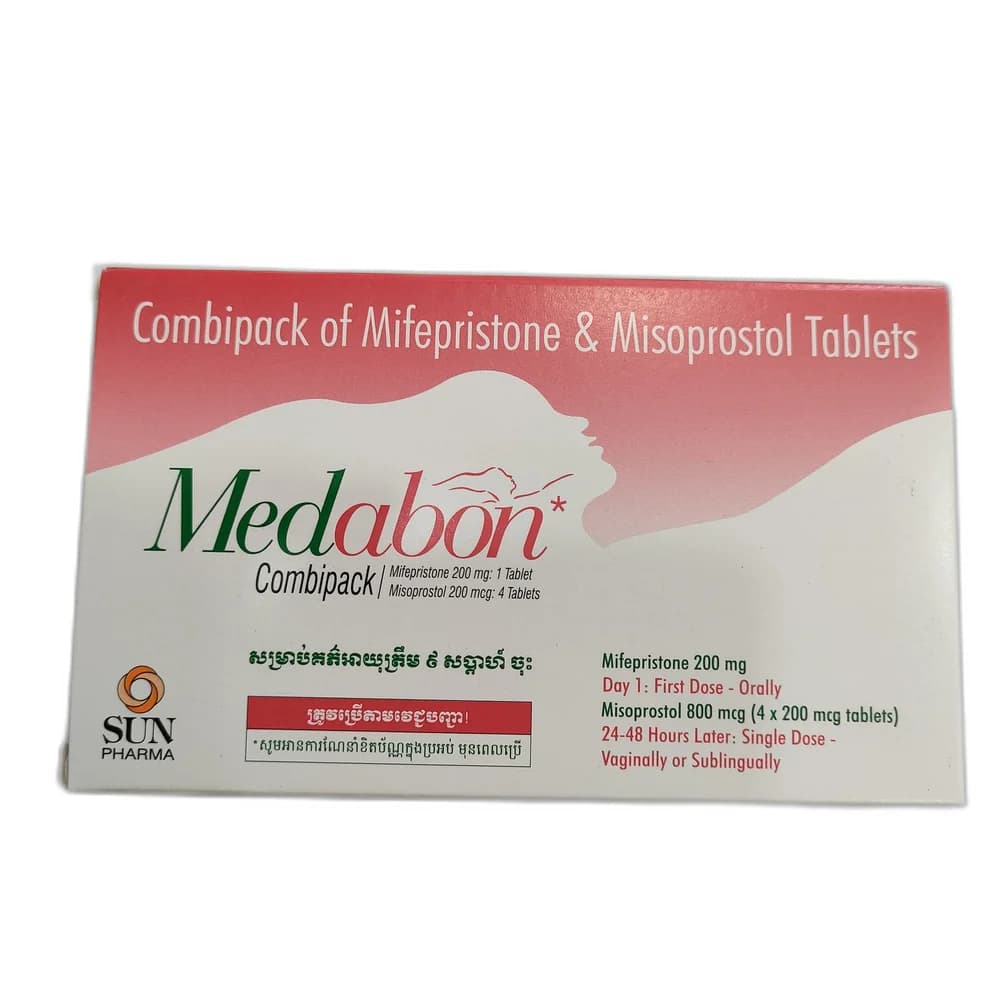 Medabon Mifepristone 200 mg / Misoprostol 200 mcg