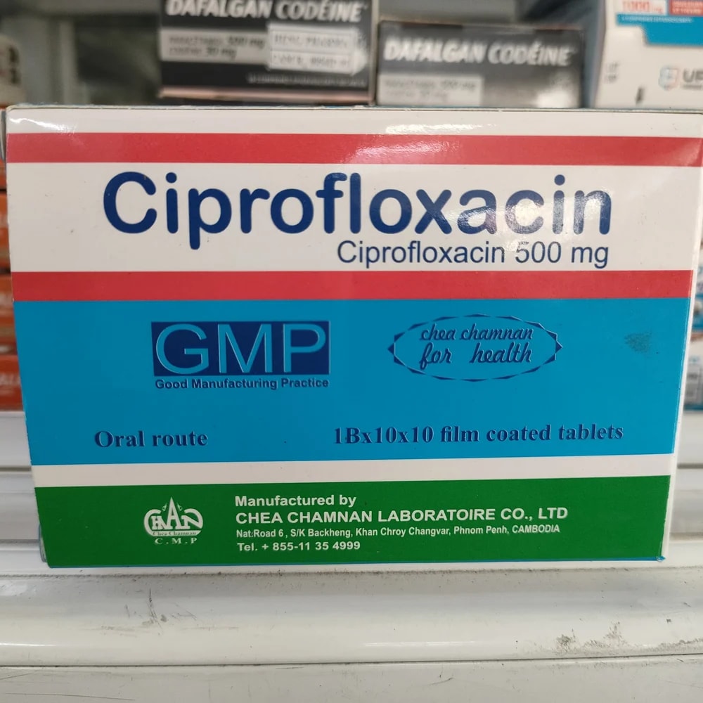 Ciprofloxacin 500 mg 500 mg - Depot De Pharmacie "A" Kim Houy