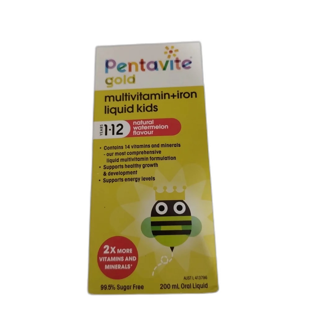 Pentavite Gold Multivitamin + Iron Liquid Kids - DHOU CARE PHARMACY