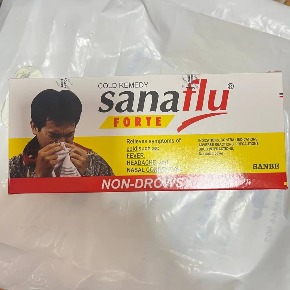 Sanaflu Forte 650 mg / 15 mg caplets