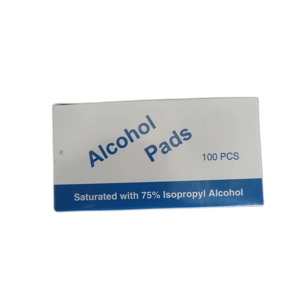 Alcohol Pads 75% Isopropyl Alcohol 100 pads