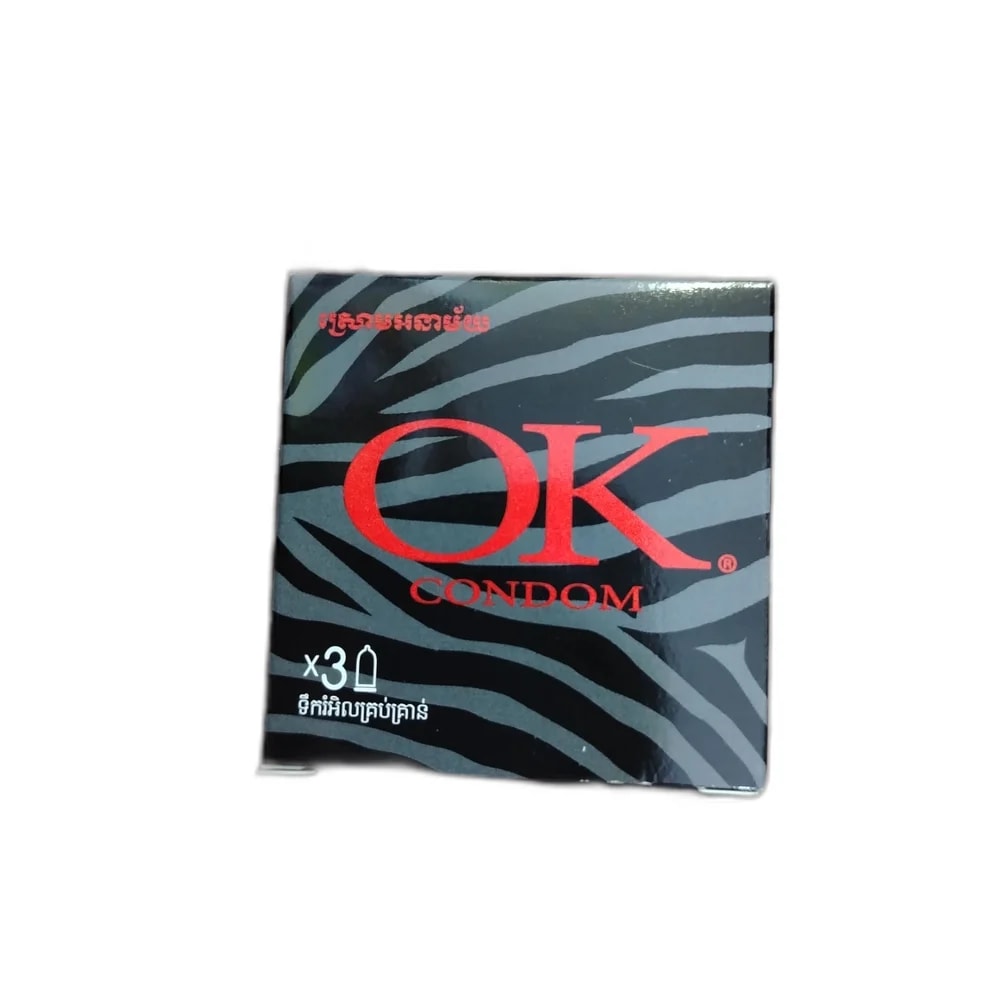 OK Condom Nominal width 49 mm; min. length 170 mm; thickness 0.065 mm ± 0.015 mm - PHARMA ASSIST PHARMACY