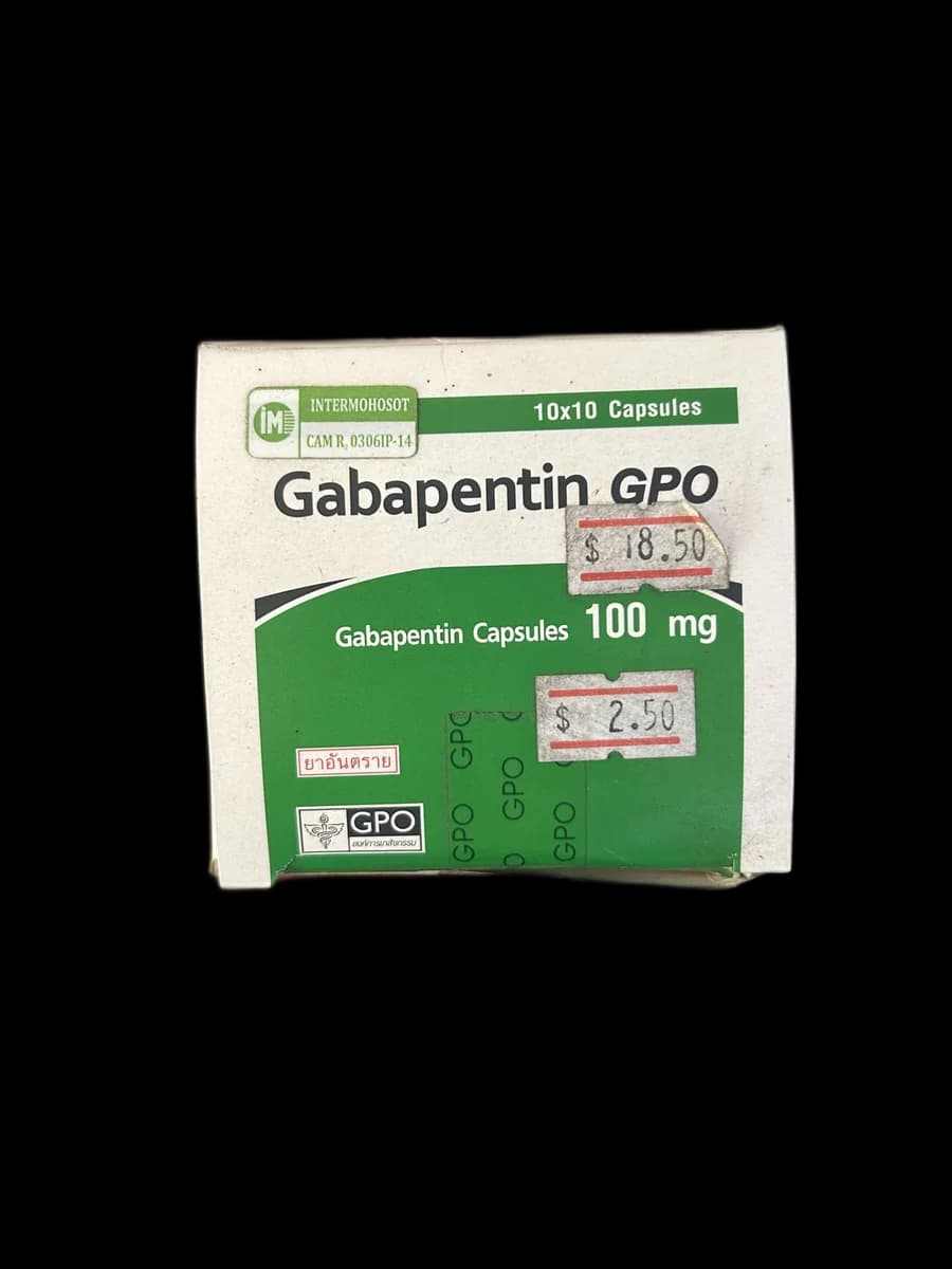 Gabapentin GPO 100 mg 100mg